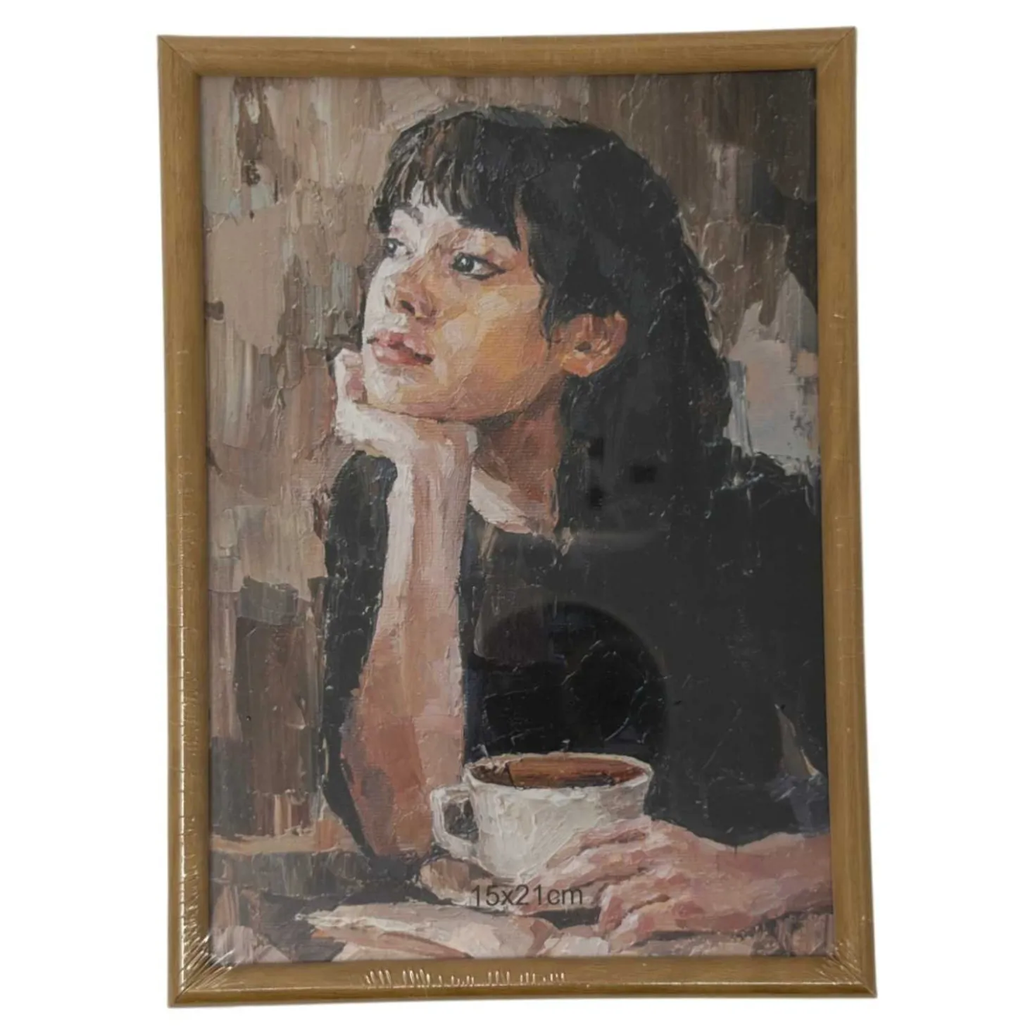 Bilderrahmen eiche, 15 x 21 cm