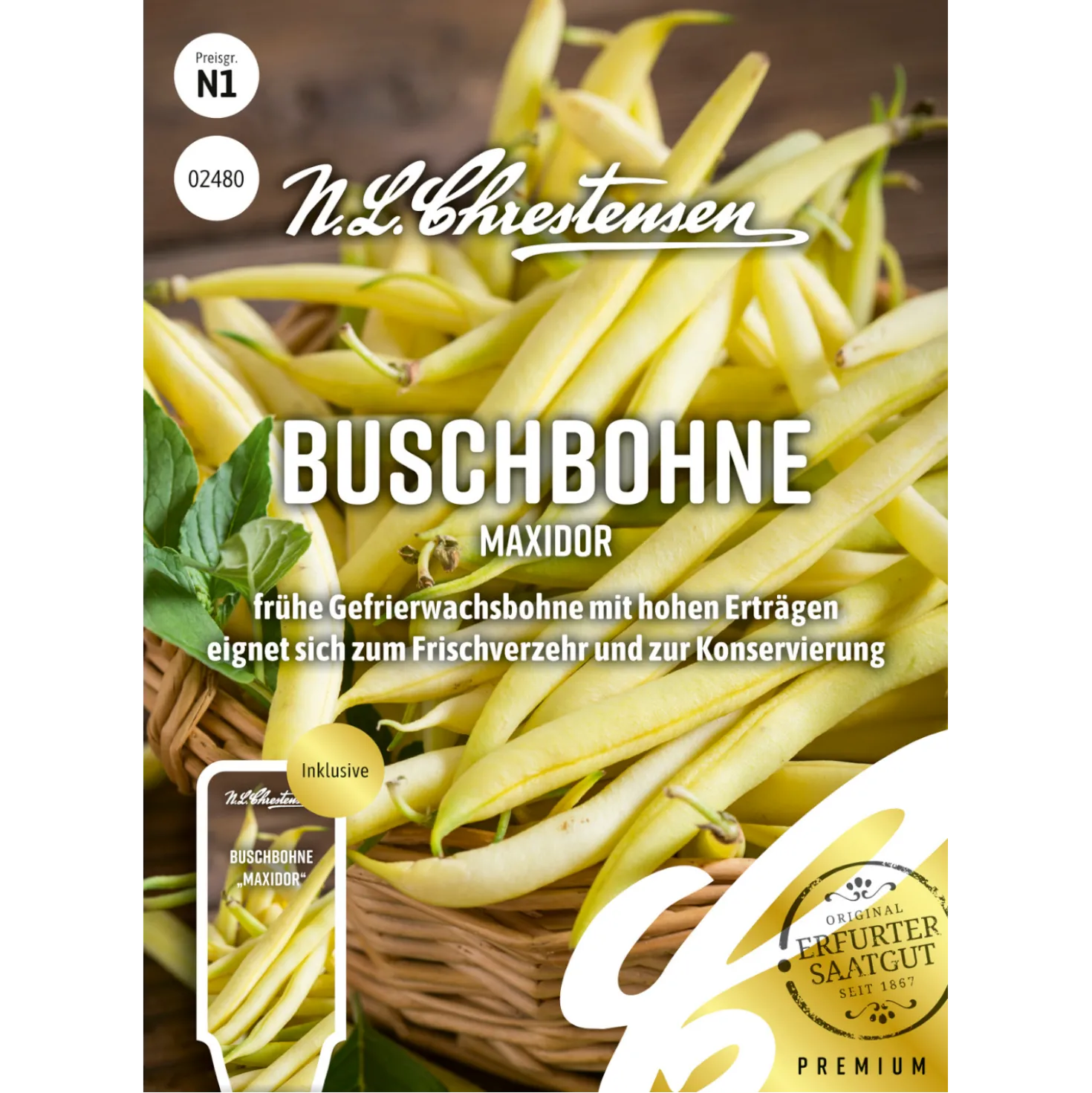 Buschbohne Maxidor