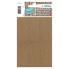 Etiketten Silphie braun, 26 x 54, 24 Stück
