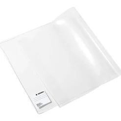 HERMA Buchschutzhülle mit Beschriftungsetikett transparent 240 x 440 mm