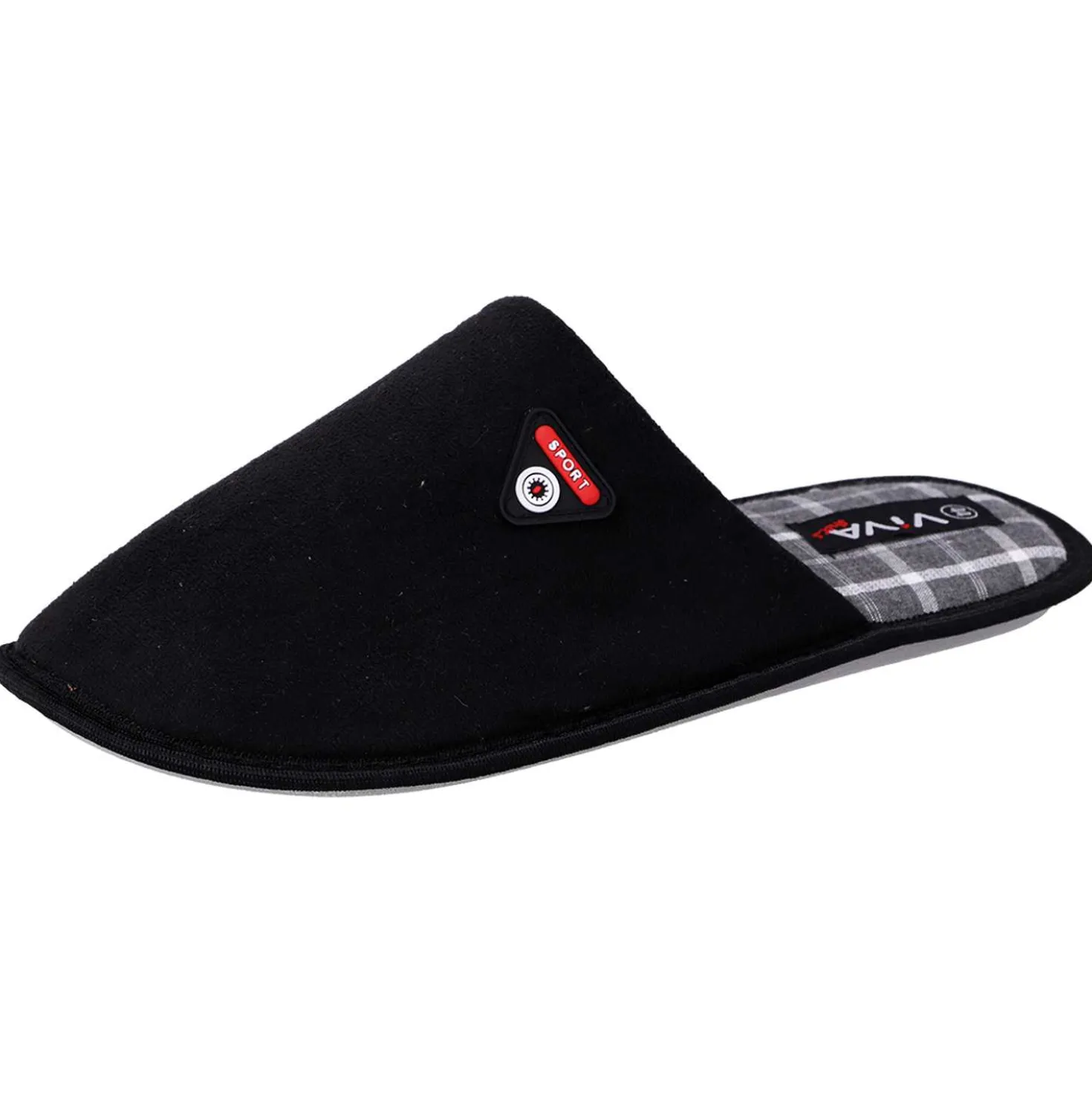 Herren Hausschuh Alcantara Optik