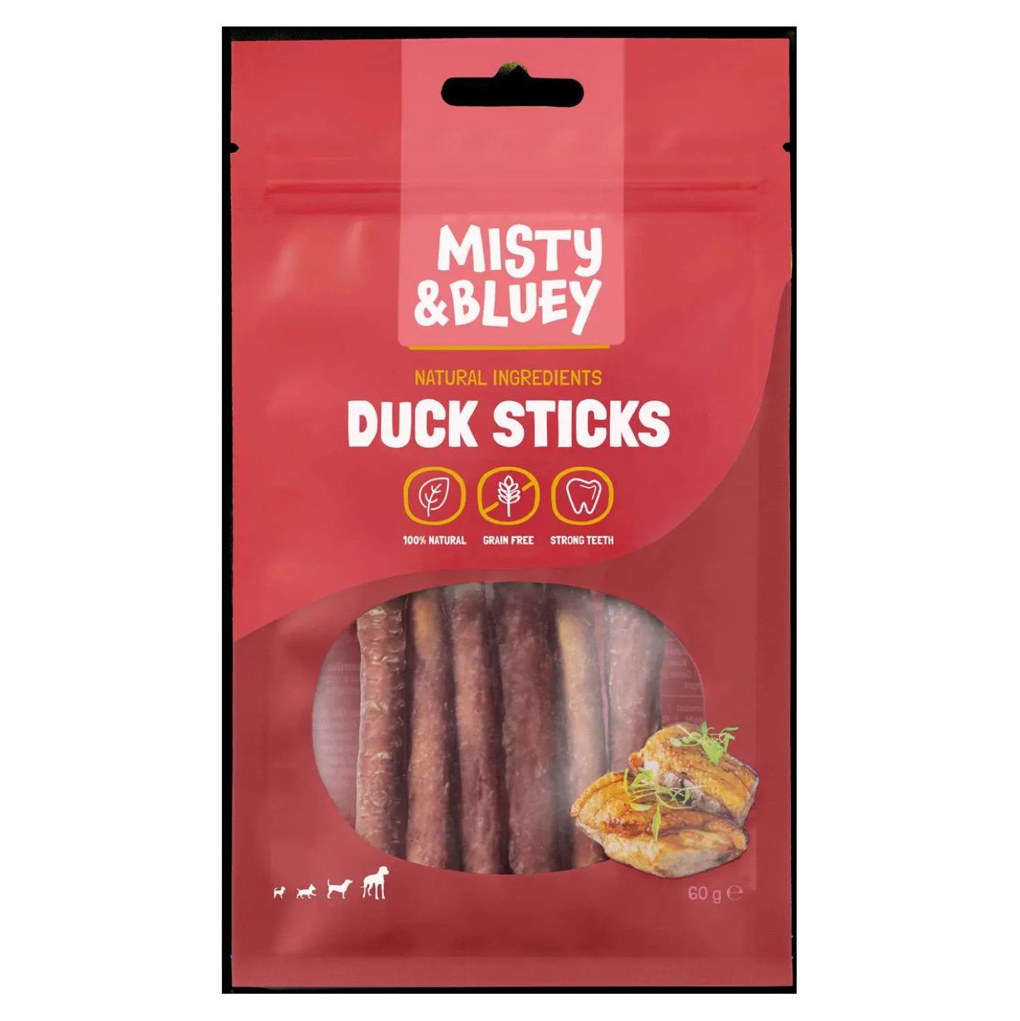 Hundesnack Enten Sticks