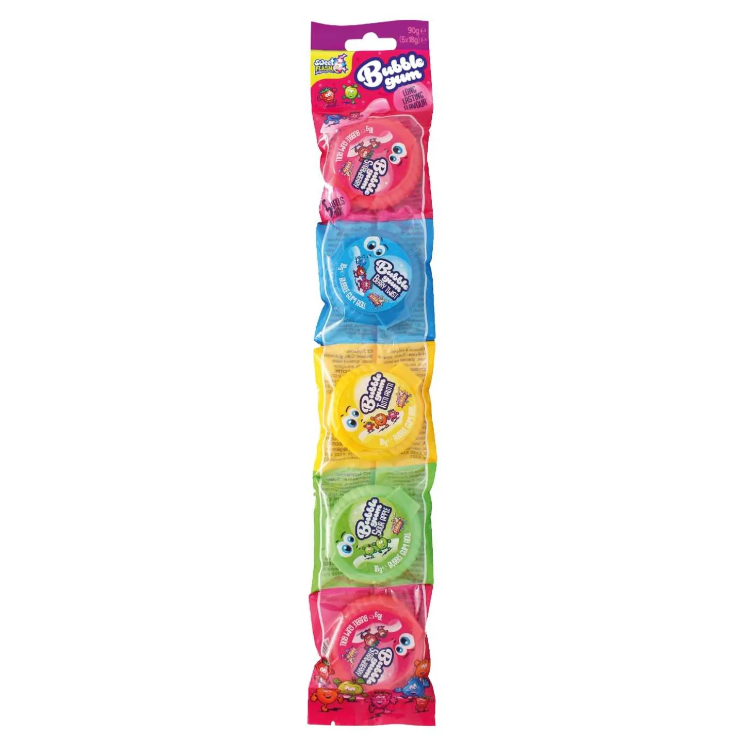 Kaugummi Rolle, 5 Stück