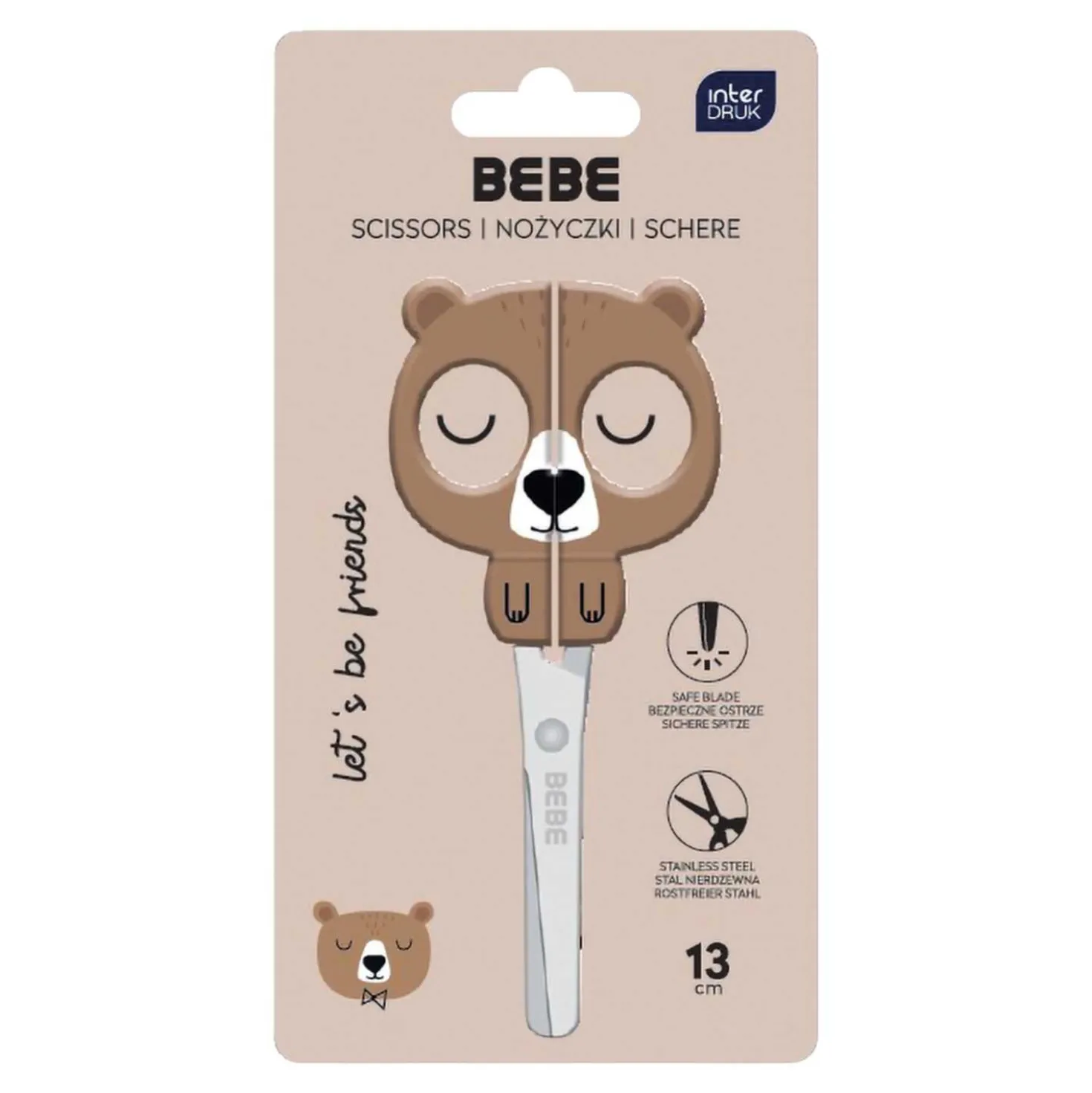 Kinderschere Bebe Friends, 13 cm
