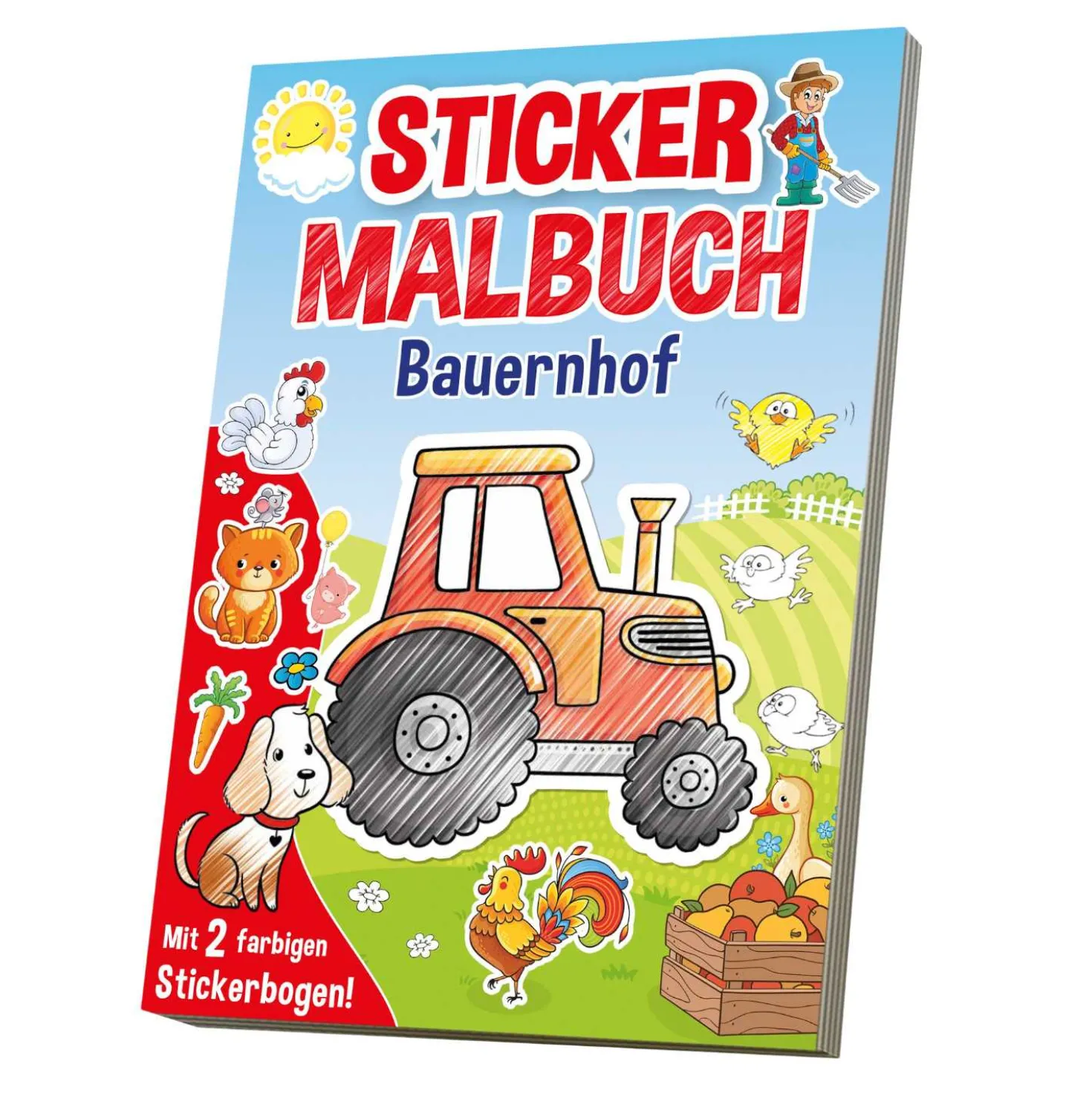 Malbuch mit Sticker, 64 Seiten