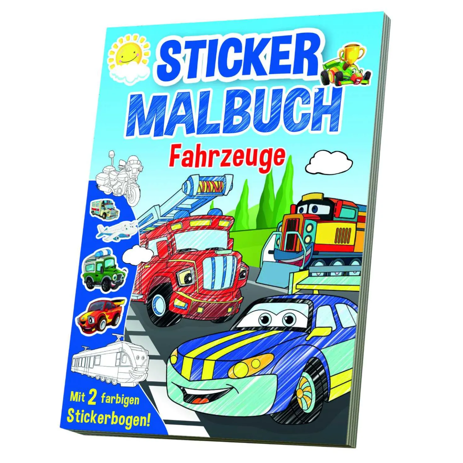 Malbuch mit Sticker, 64 Seiten