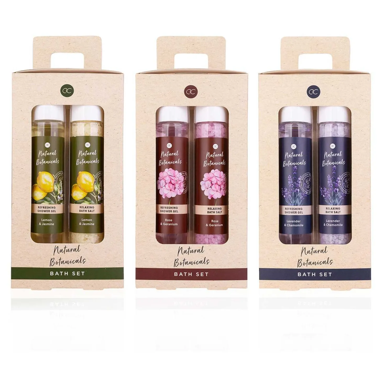 Natural Botanics Badeset versch. Duftrichtungen, 2-teilig