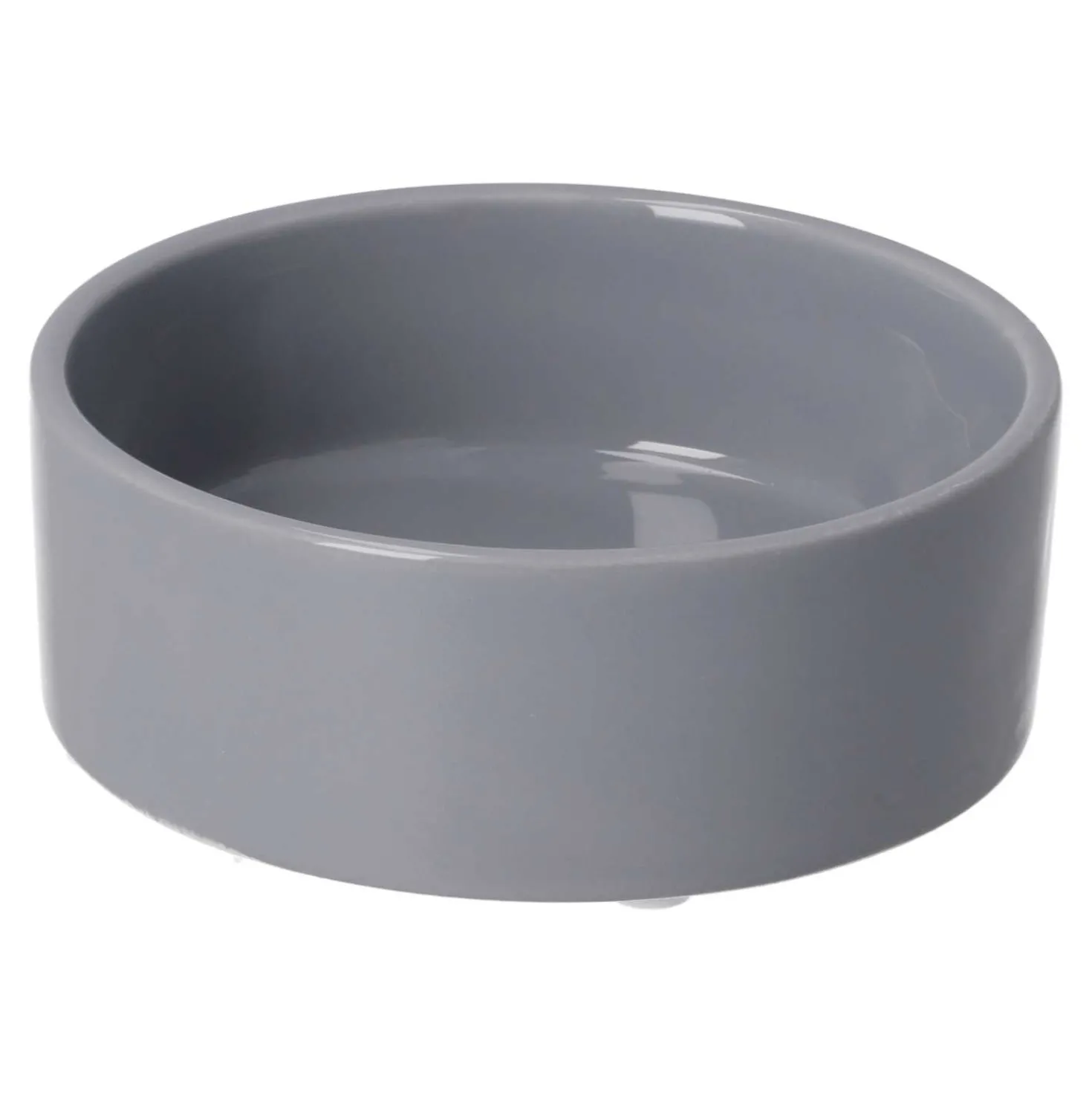 novooo Futternapf Keramik, grau, Ø = 12 cm