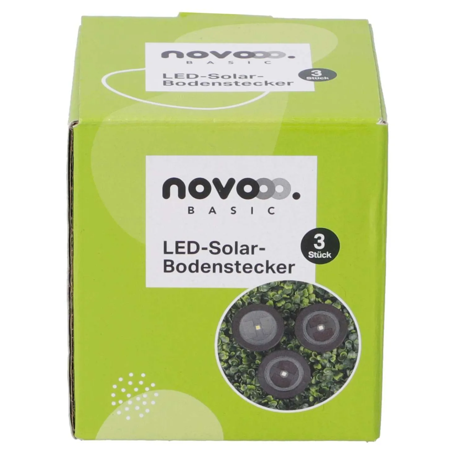 novooo Solar Bodenstecker, 3 Stück
