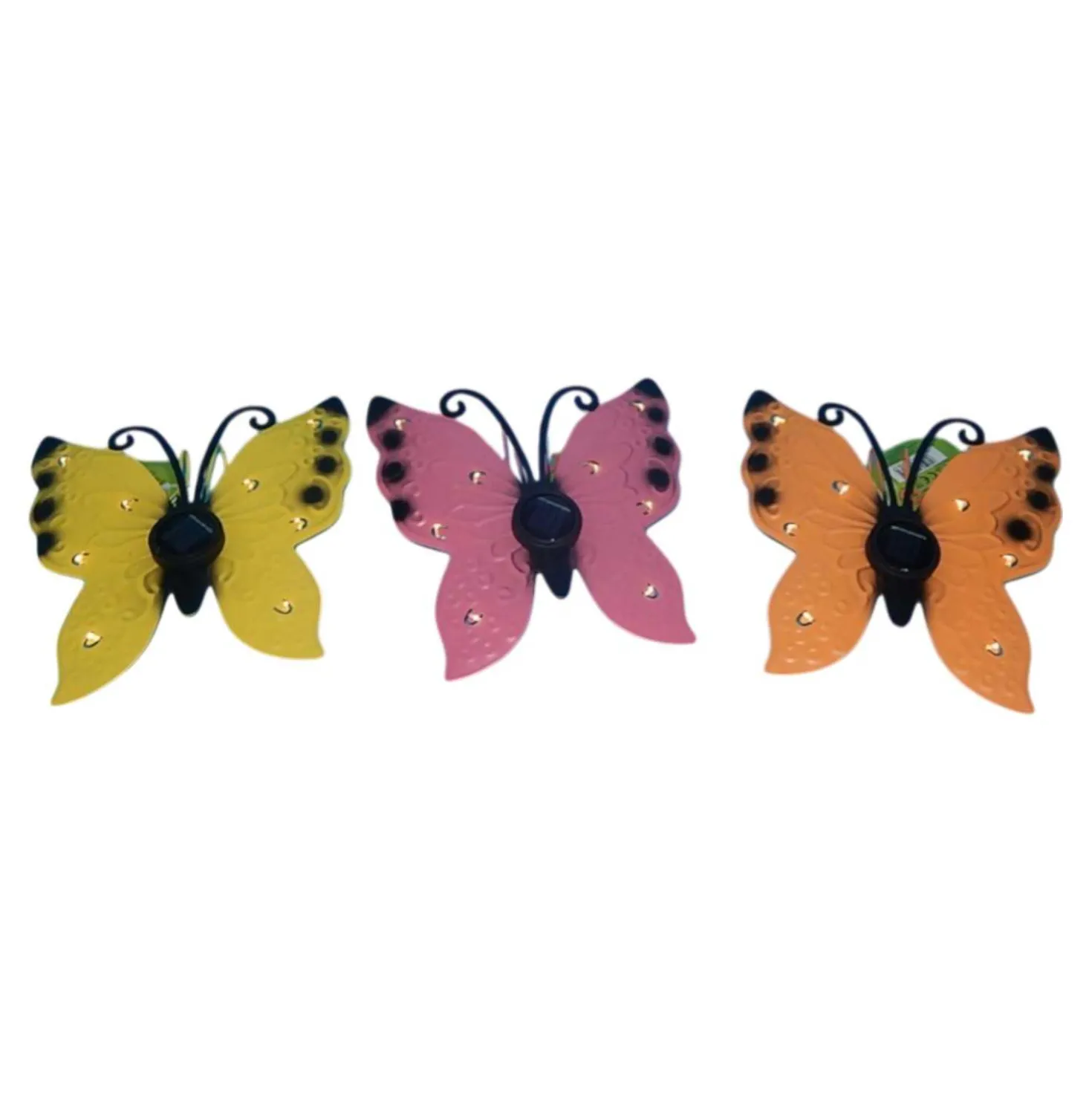 novooo Solarfigur hängend Schmetterling