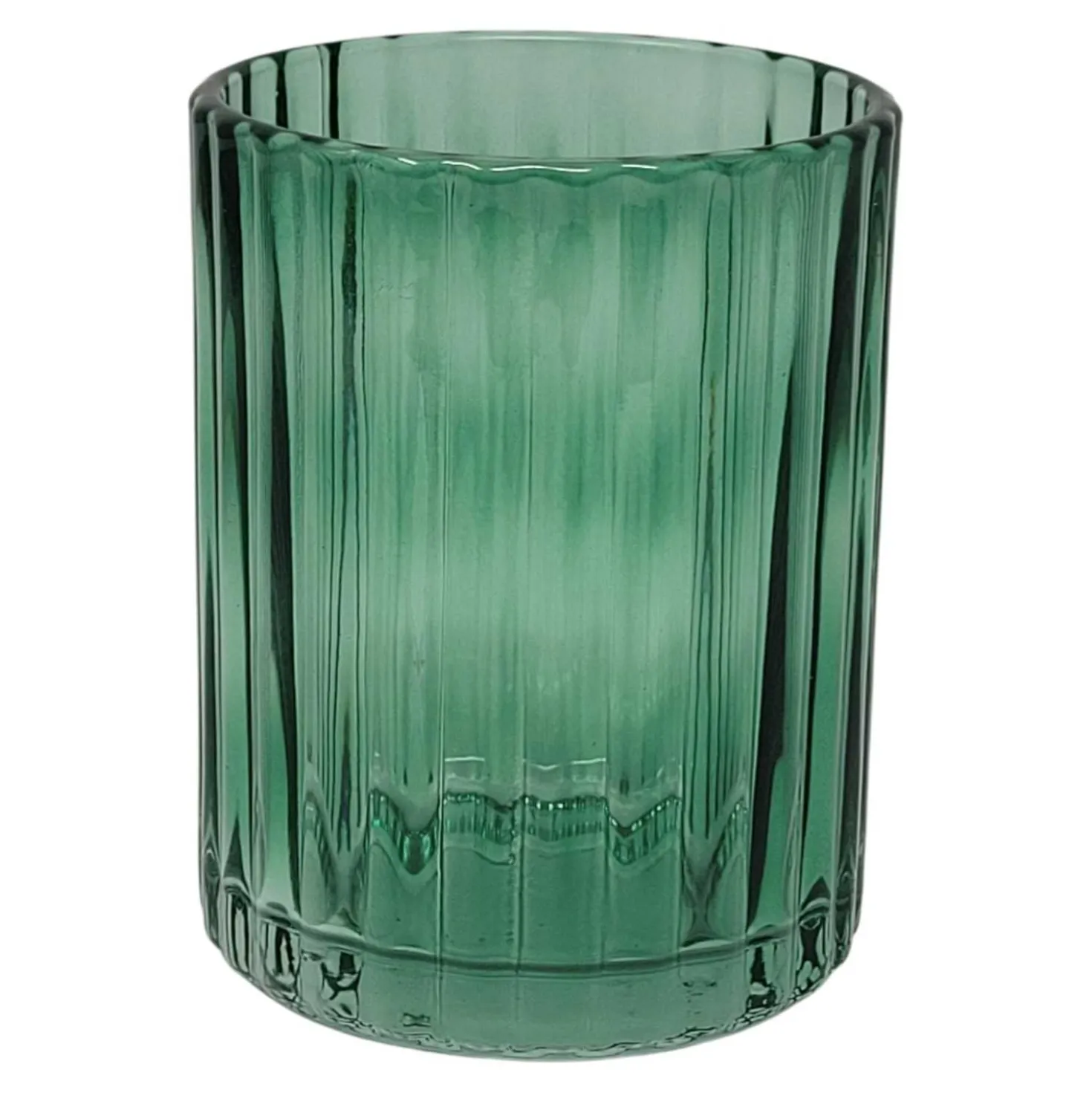 novooo Zahnputzbecher Glas, grün
