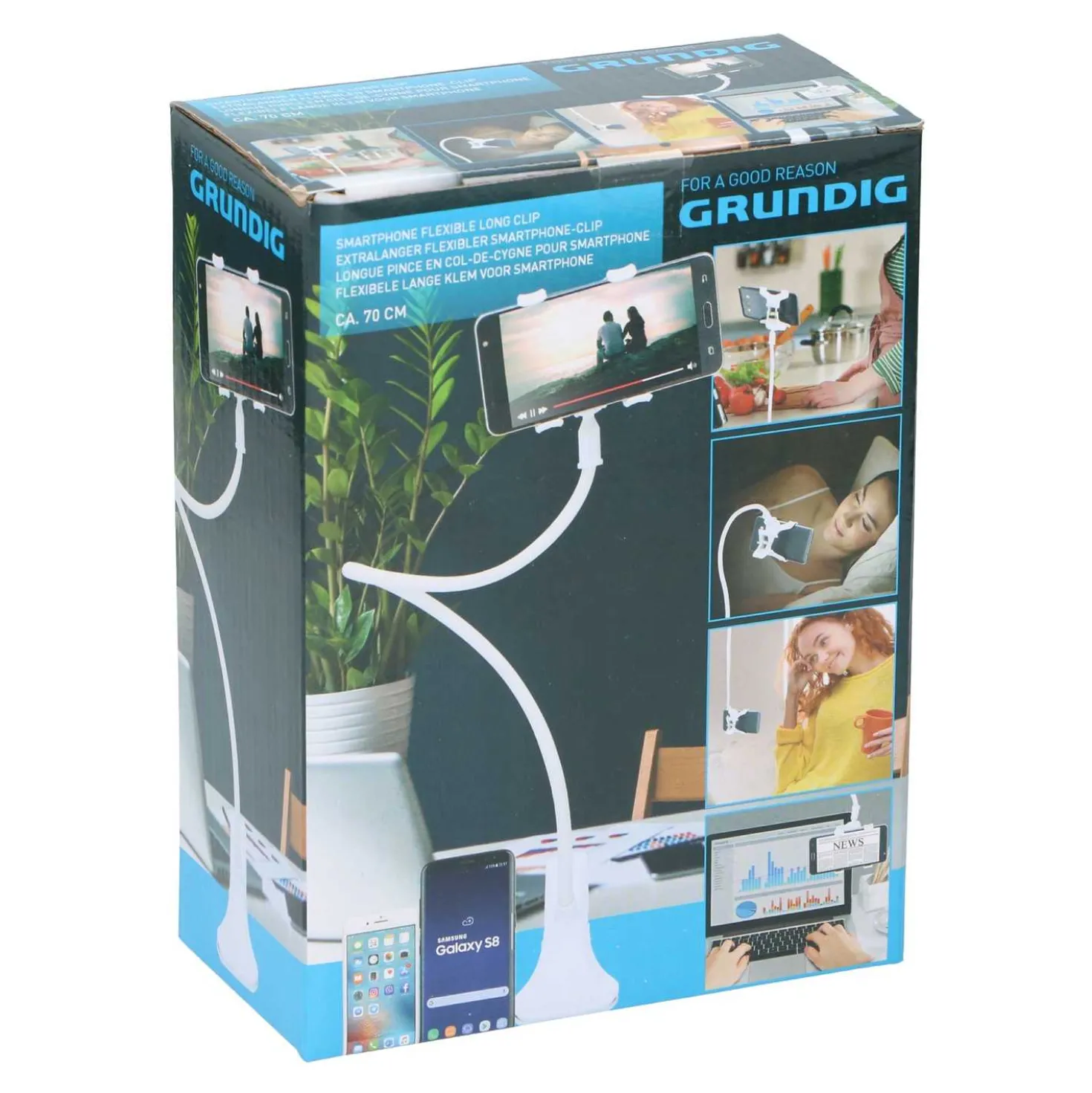 Smartphonehalterung mit Flexiarm, 70 cm