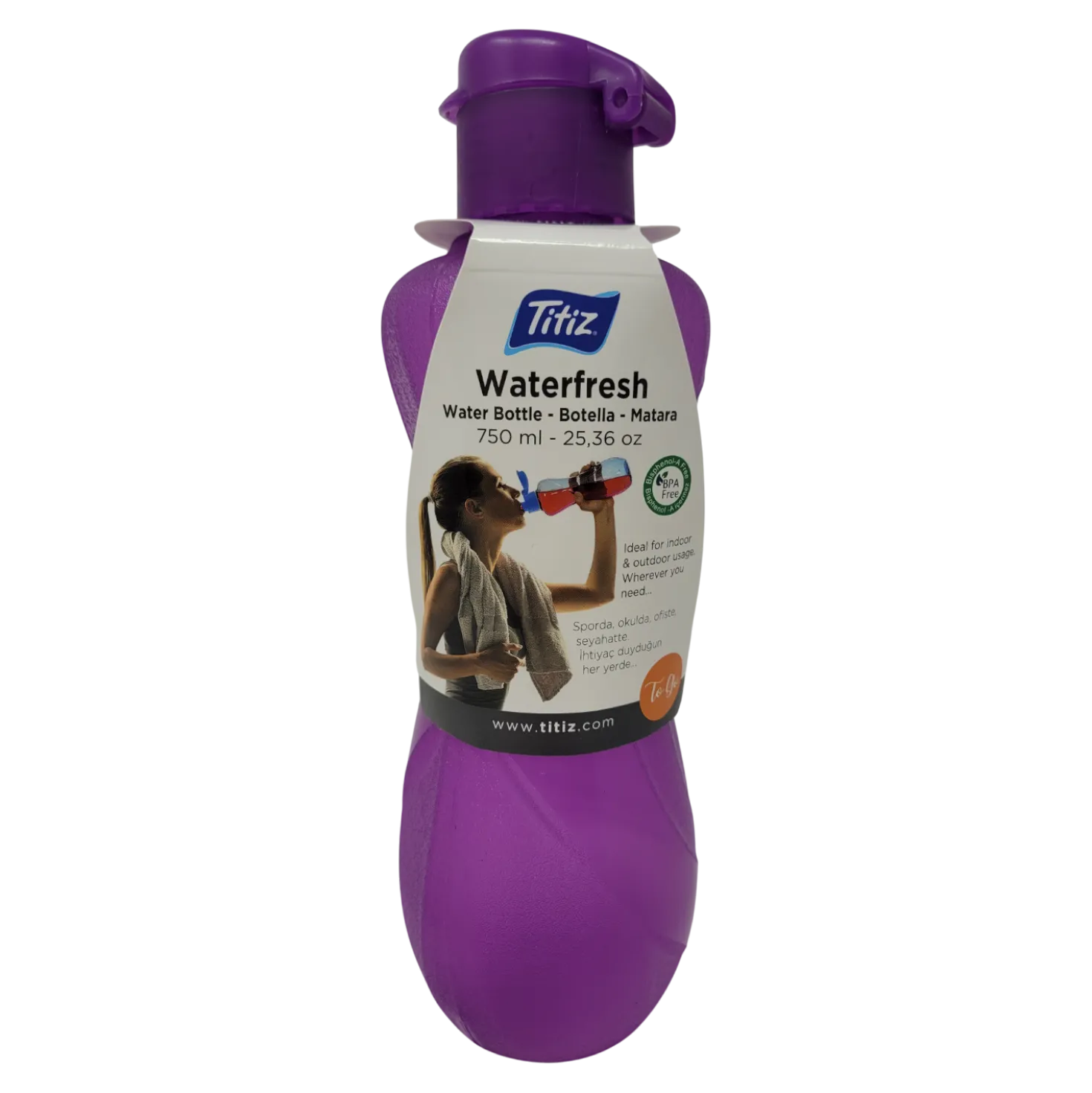 Trinkflasche Kunststoff, 750 ml