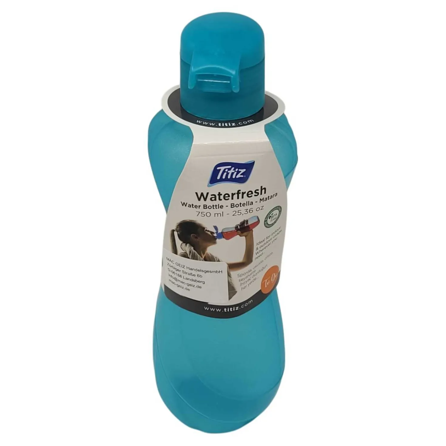Trinkflasche Kunststoff, 750 ml