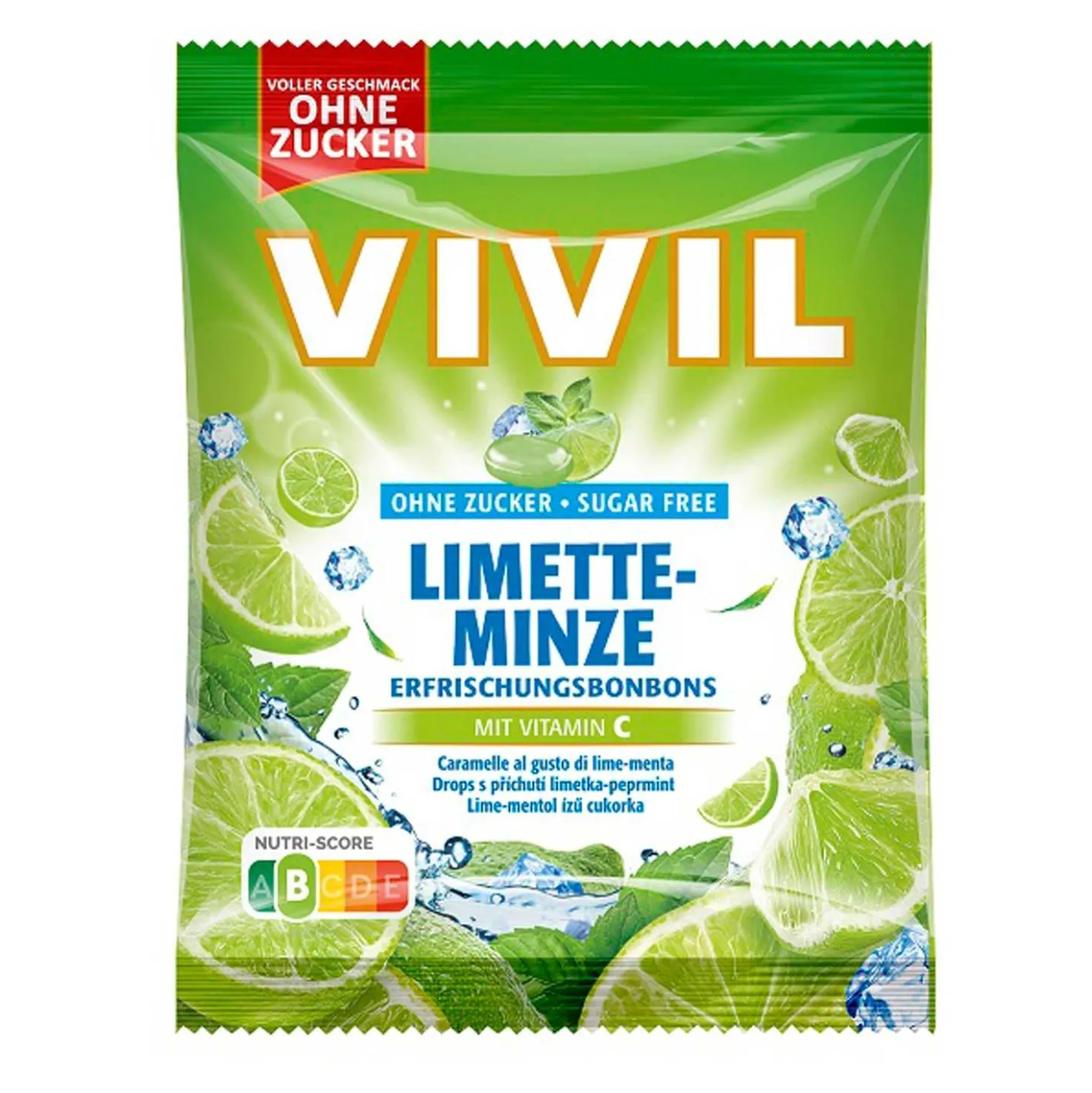 Vivil Bonbon Limette/Minze o. Zucker