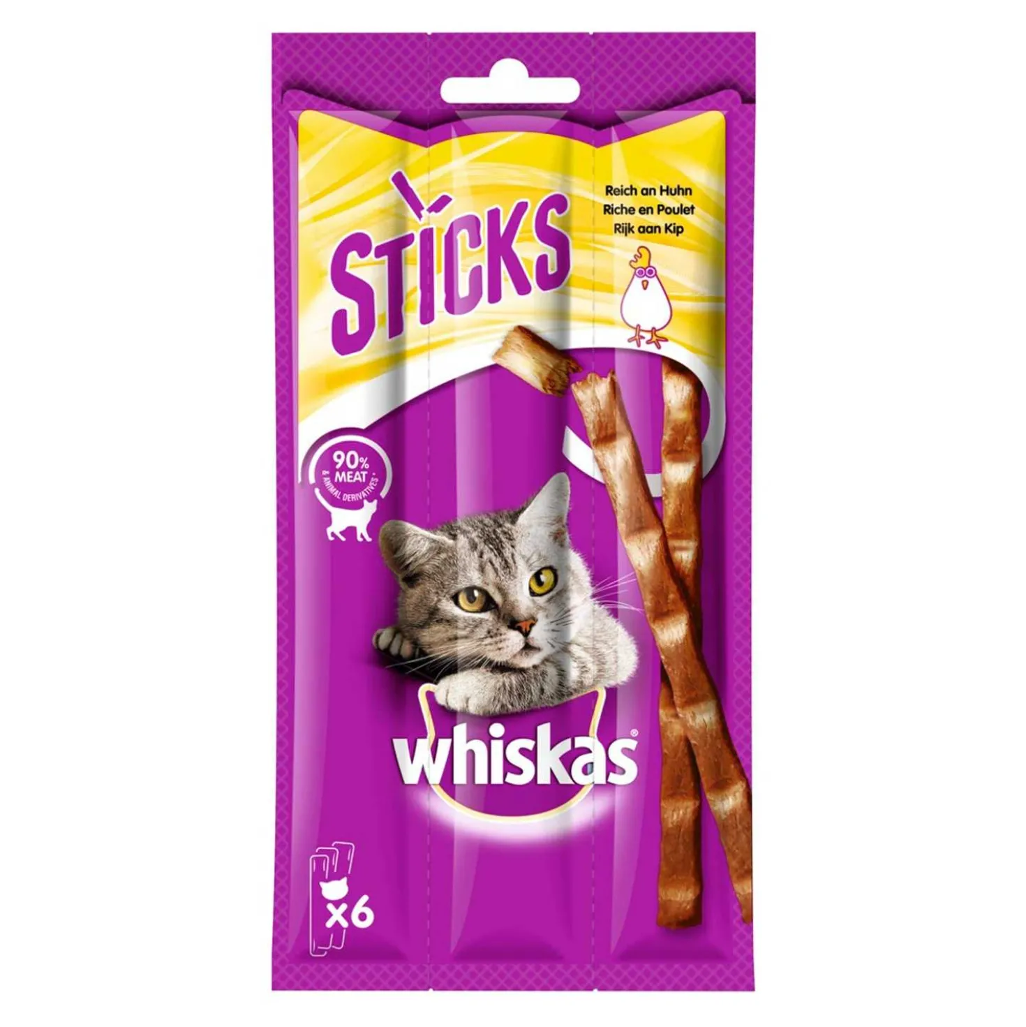 Whiskas Katzensnack Sticks Huhn